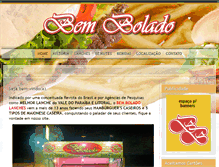 Tablet Screenshot of bemboladolanches.com.br